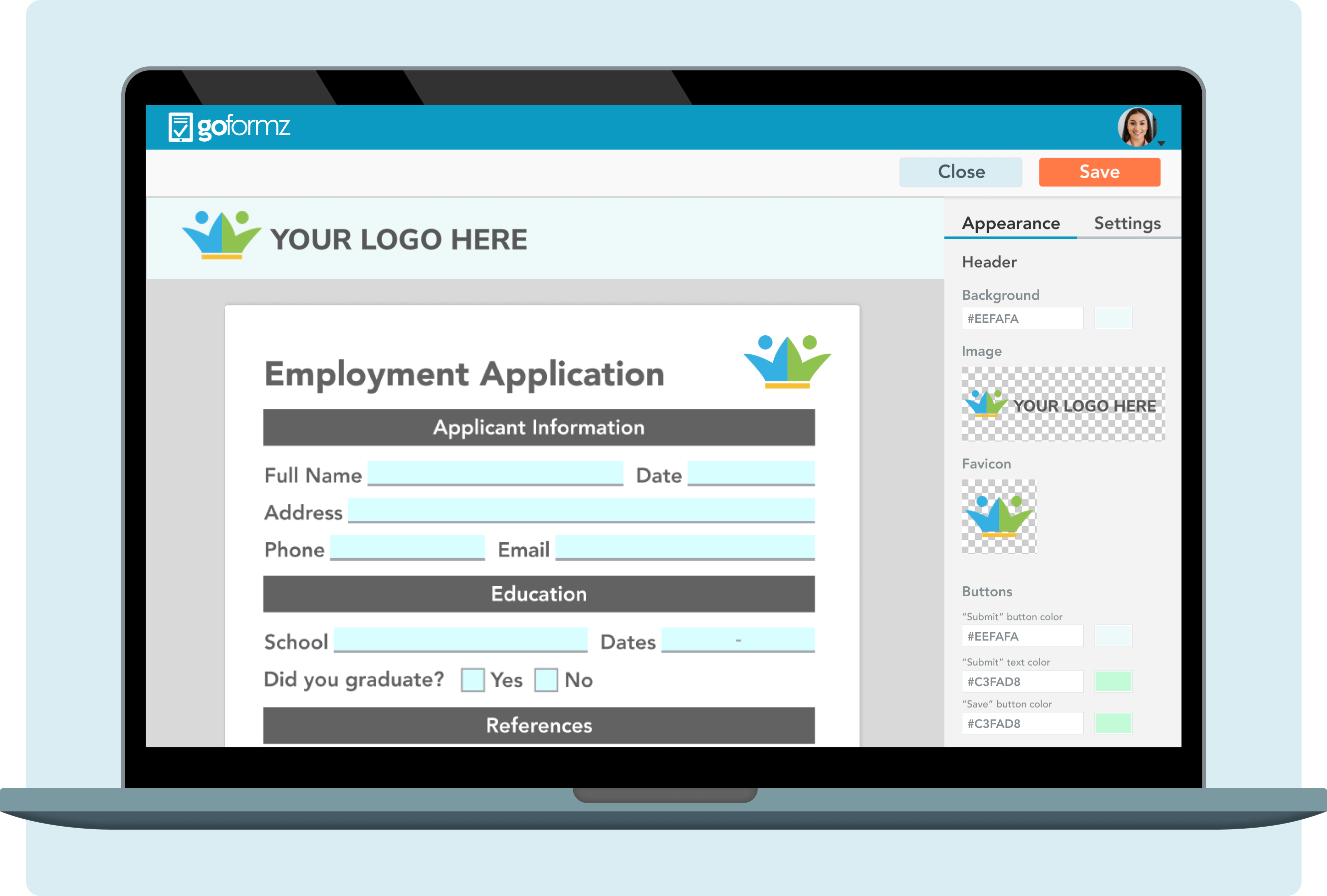 Stylized image of an electronic signature field applied to a digital student permission slip form.